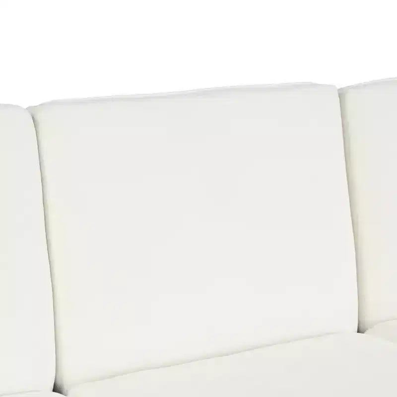 Canapé-lit futon convertible 94W avec dossier réglable, méridienne réversible et accoudoirs amovibles, beige/gris