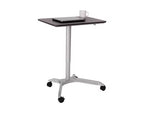 Chariot de bureau mobile assis-debout pneumatique