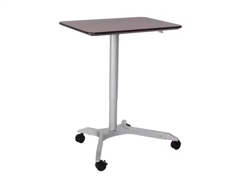 Chariot de bureau mobile assis-debout pneumatique