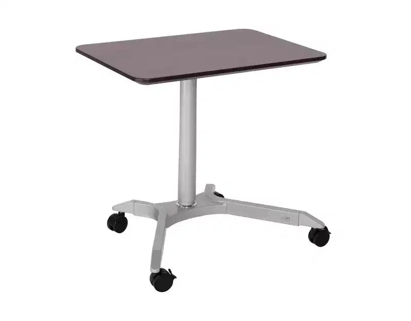 Chariot de bureau mobile assis-debout pneumatique