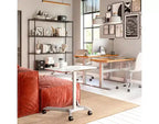 Chariot de bureau mobile assis-debout pneumatique