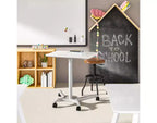 Chariot de bureau mobile assis-debout pneumatique