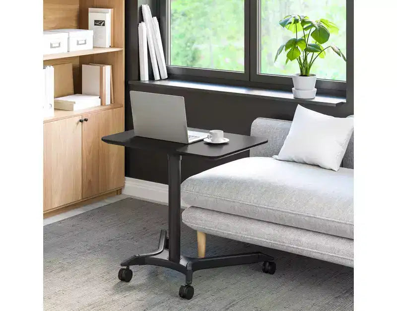 Chariot de bureau mobile assis-debout pneumatique