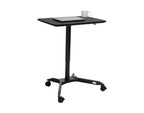 Chariot de bureau mobile assis-debout pneumatique
