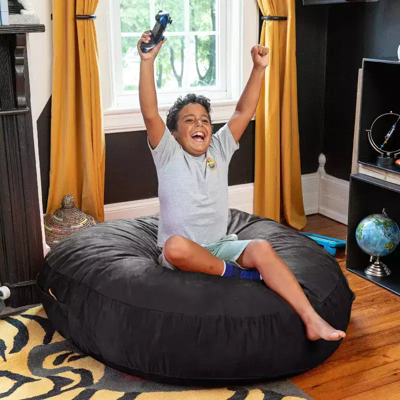 Pouf géant 4 pieds et matelas de sol