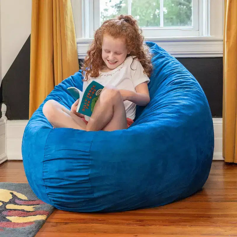 Pouf géant 4 pieds et matelas de sol