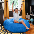 Pouf géant 4 pieds et matelas de sol