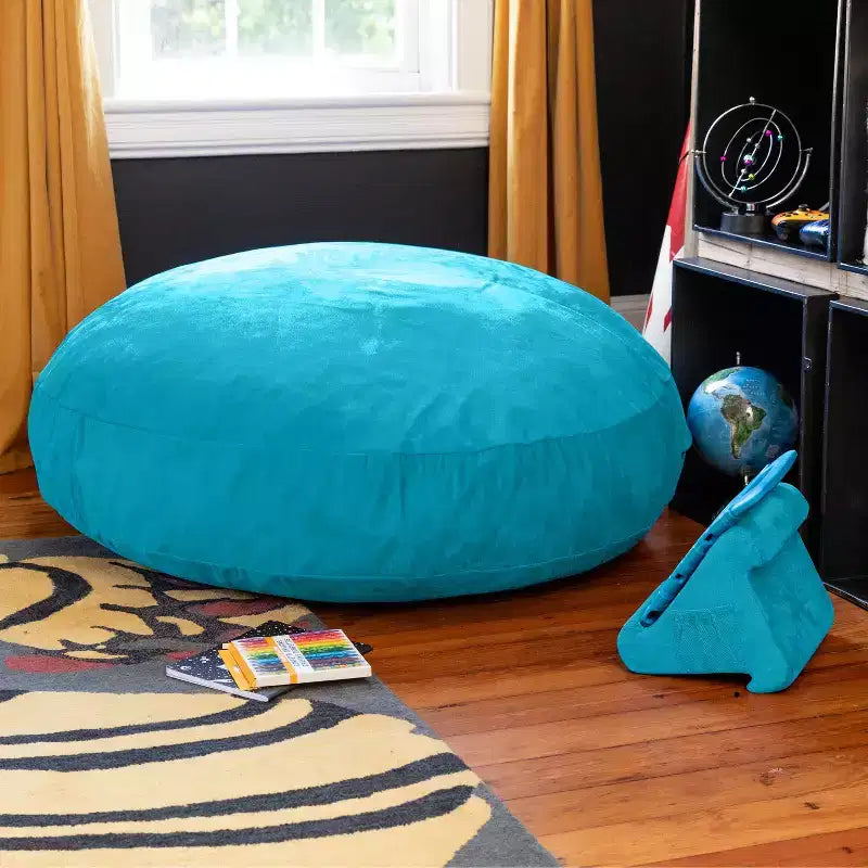 Pouf géant 4 pieds et matelas de sol