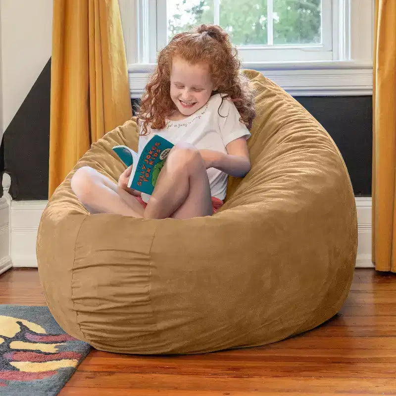 Pouf géant 4 pieds et matelas de sol