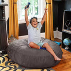 Pouf géant 4 pieds et matelas de sol