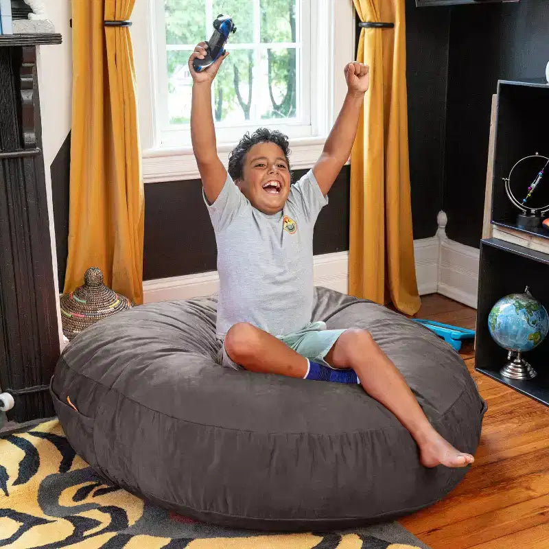 Pouf géant 4 pieds et matelas de sol