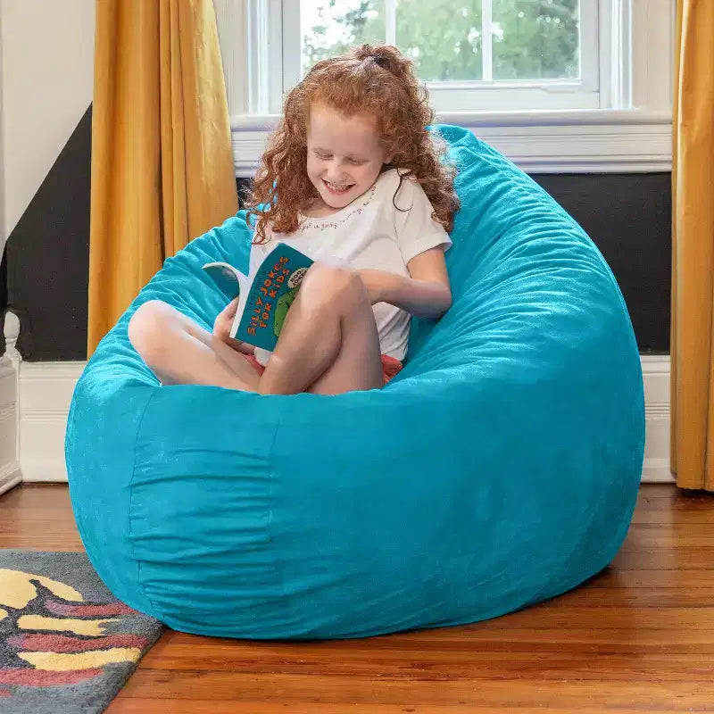 Pouf géant 4 pieds et matelas de sol