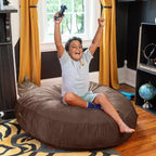 Pouf géant 4 pieds et matelas de sol