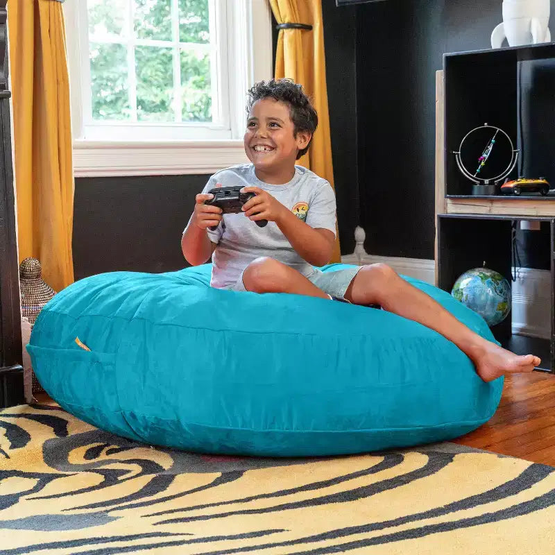 Pouf géant 4 pieds et matelas de sol