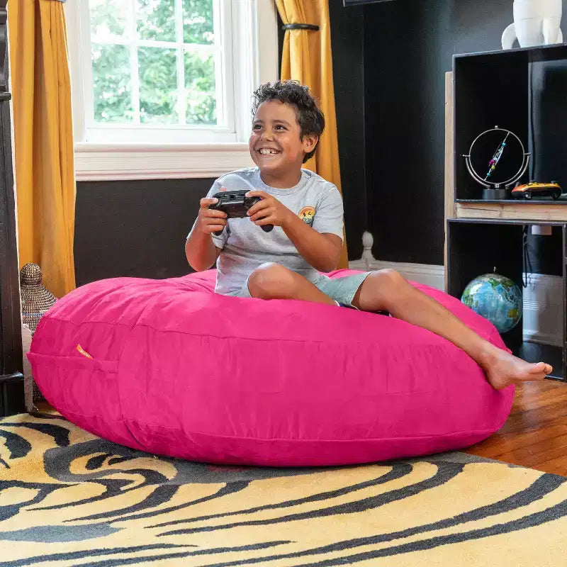 Pouf géant 4 pieds et matelas de sol