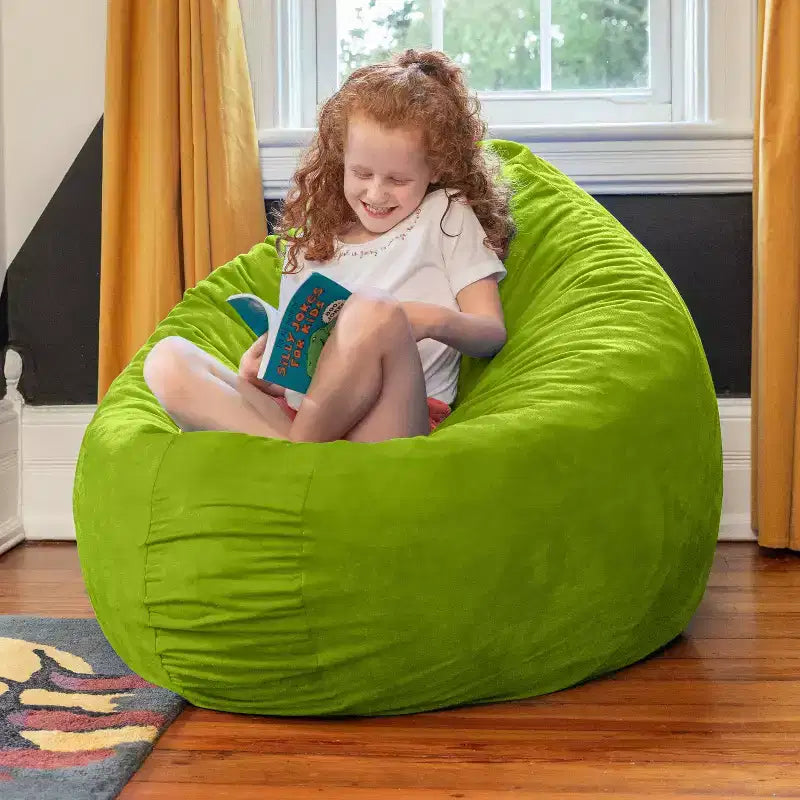 Pouf géant 4 pieds et matelas de sol