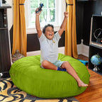 Pouf géant 4 pieds et matelas de sol