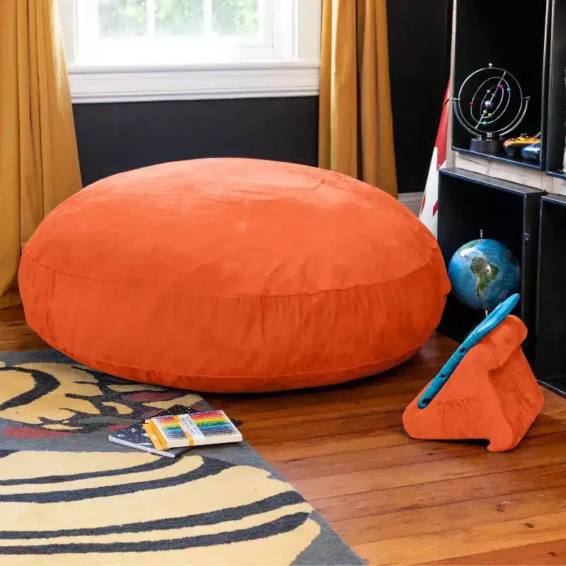 Pouf géant 4 pieds et matelas de sol