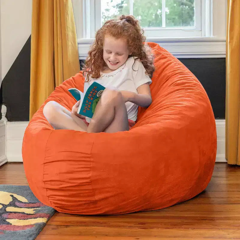 Pouf géant 4 pieds et matelas de sol