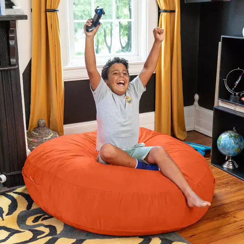Pouf géant 4 pieds et matelas de sol