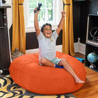 Pouf géant 4 pieds et matelas de sol
