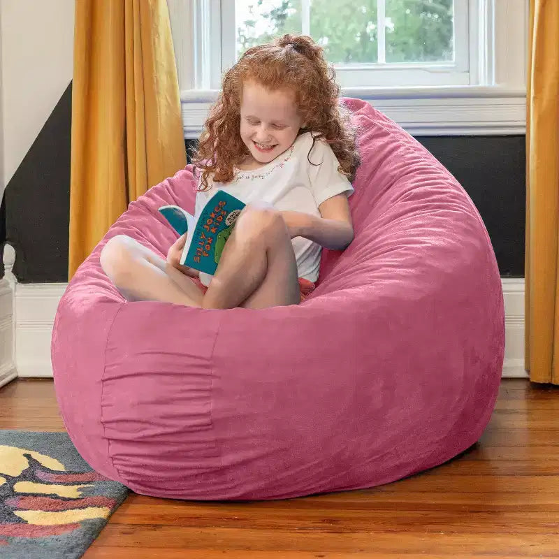 Pouf géant 4 pieds et matelas de sol