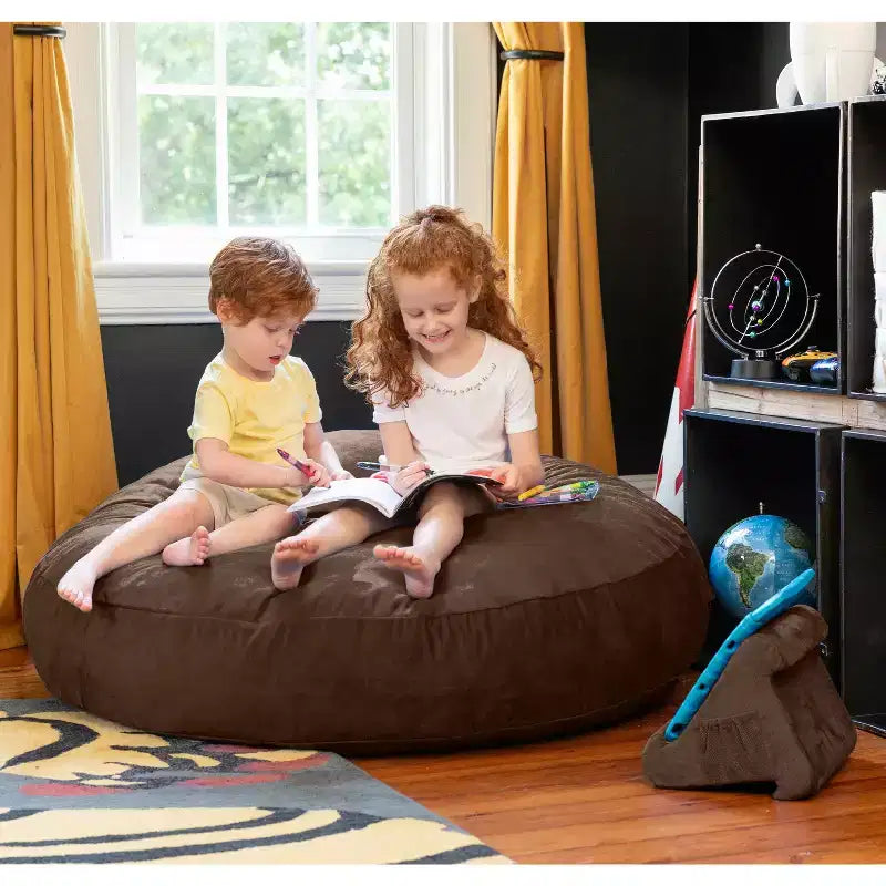 Pouf géant 4 pieds et matelas de sol