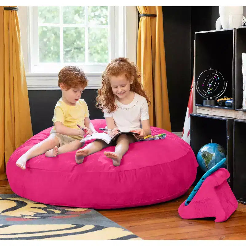 Pouf géant 4 pieds et matelas de sol