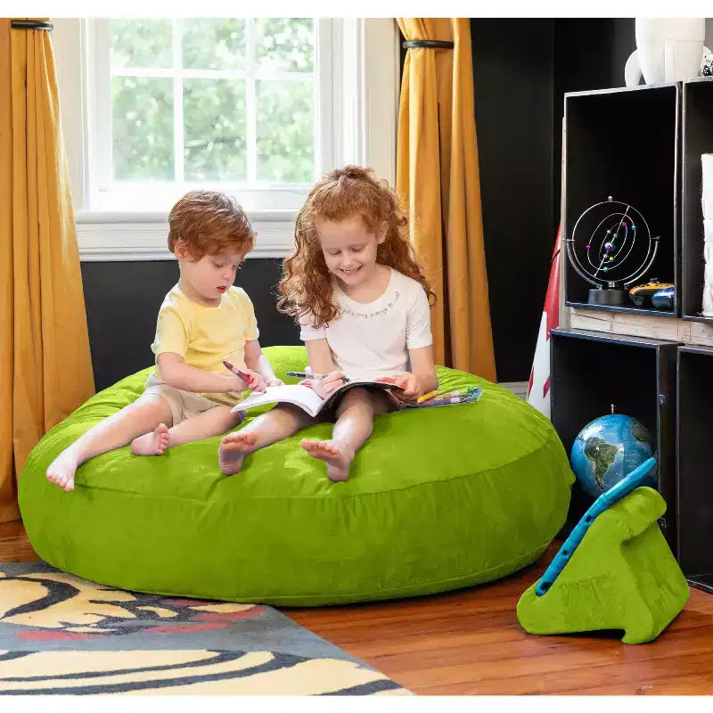 Pouf géant 4 pieds et matelas de sol