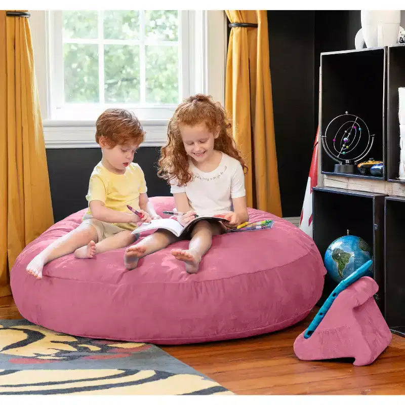 Pouf géant 4 pieds et matelas de sol