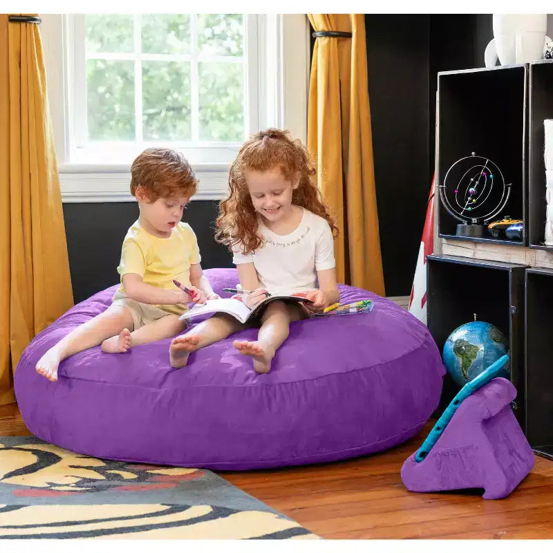 Pouf géant 4 pieds et matelas de sol