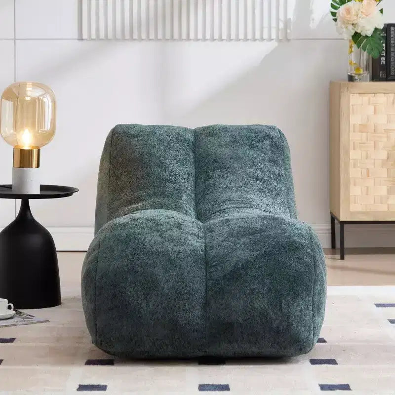 Pouf Poire de 150 cm, Fauteuil Lounger Ergonomique avec Éponge Haute Élasticité, Canapé de Sol Léger pour Salon, Chambre