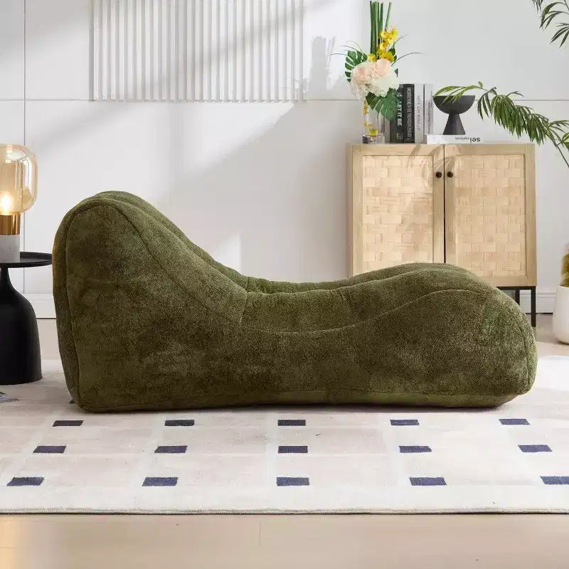 Pouf Poire de 150 cm, Fauteuil Lounger Ergonomique avec Éponge Haute Élasticité, Canapé de Sol Léger pour Salon, Chambre