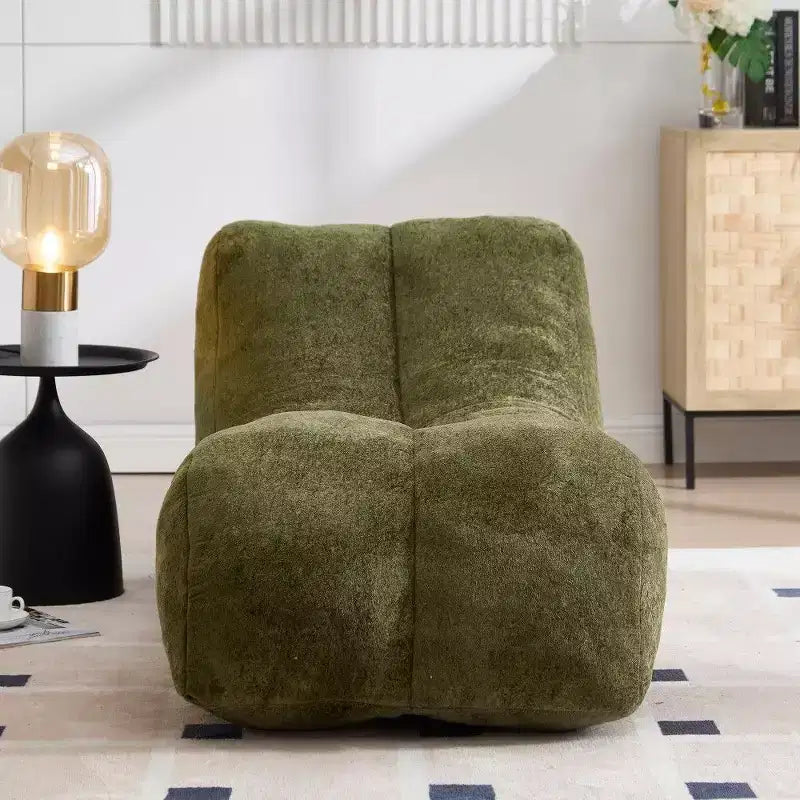 Pouf Poire de 150 cm, Fauteuil Lounger Ergonomique avec Éponge Haute Élasticité, Canapé de Sol Léger pour Salon, Chambre