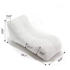 Pouf Poire de 150 cm, Fauteuil Lounger Ergonomique avec Éponge Haute Élasticité, Canapé de Sol Léger pour Salon, Chambre
