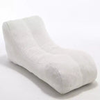 Pouf Poire de 150 cm, Fauteuil Lounger Ergonomique avec Éponge Haute Élasticité, Canapé de Sol Léger pour Salon, Chambre