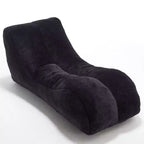 Pouf Poire de 150 cm, Fauteuil Lounger Ergonomique avec Éponge Haute Élasticité, Canapé de Sol Léger pour Salon, Chambre