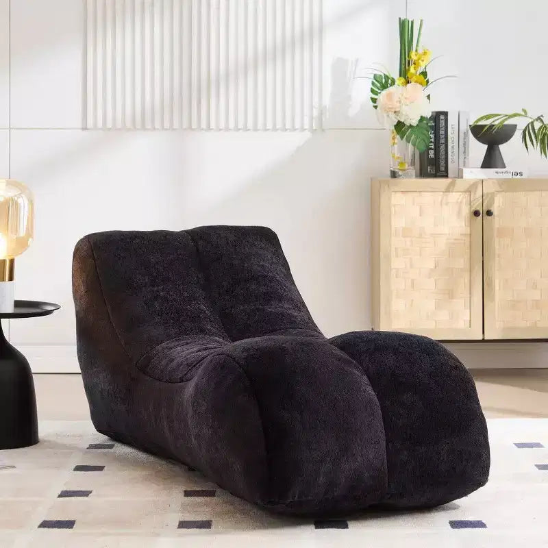 Pouf Poire de 150 cm, Fauteuil Lounger Ergonomique avec Éponge Haute Élasticité, Canapé de Sol Léger pour Salon, Chambre