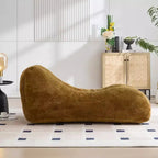 Pouf Poire de 150 cm, Fauteuil Lounger Ergonomique avec Éponge Haute Élasticité, Canapé de Sol Léger pour Salon, Chambre