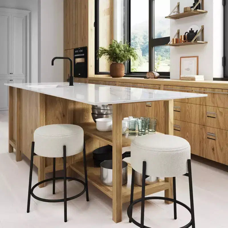 Tabouret de bar sans dossier rembourré de 24 po