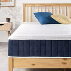 Matelas hybride à ressorts ensachés et mousse à mémoire de forme, 25 cm, avec infusion de thé vert