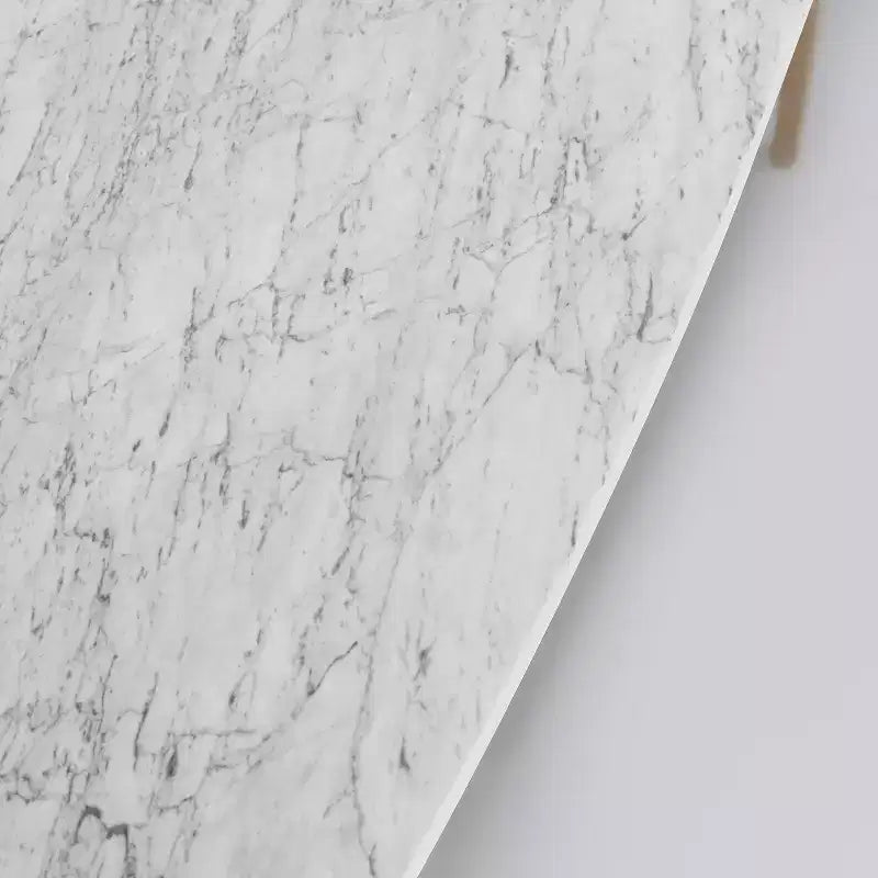 Console en marbre blanc de Carrare italien rectangulaire 43
