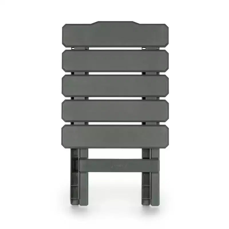 Table d'appoint pliante portable en plastique, résistante aux intempéries et à la rouille, pour camping intérieur et extérieur, sauge (lot de 2)